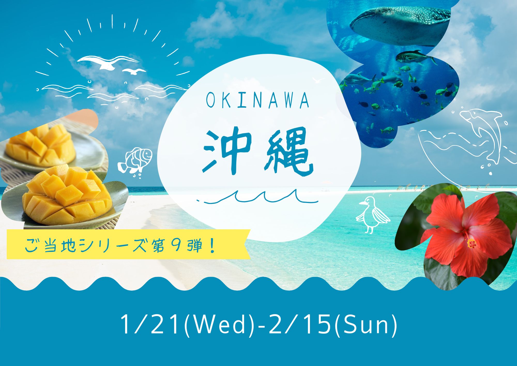 特集展示「ご当地図書館シリーズ沖縄編」の画像