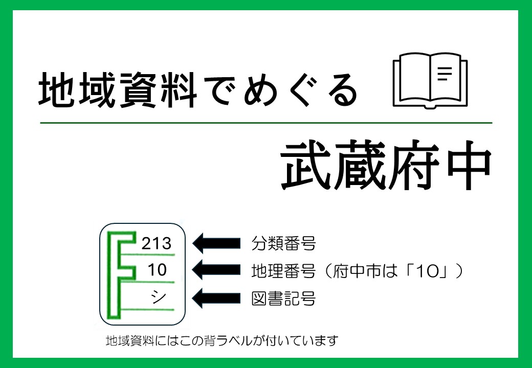 特集展示「地域資料でめぐる武蔵府中」