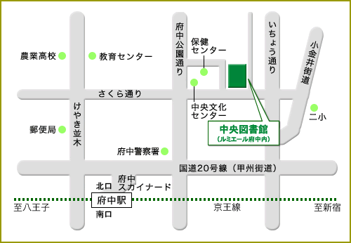 中央図書館地図